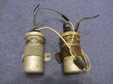 Pair of genuine Vintage LUCAS MA6 IGNITION COILs  45077E dated 10/58