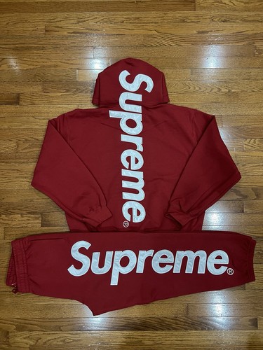 Supreme dark red satin - supreme,