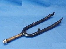 Black Bicycle Front Rigid