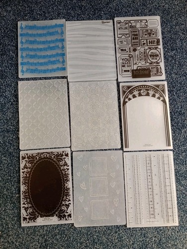 Embossing folders various - embossing,