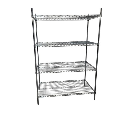 Chrome storage rack 120cm - rack,