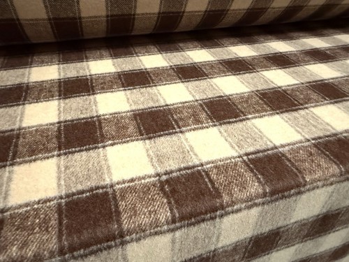 Wool flannel fabric - flannel, metre