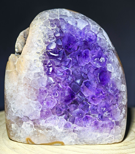 Natural amethyst geode cluster - amethyst,