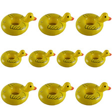 10x Inflatable Duck Drink