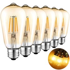 6PCS ST64 E27 Vintage Retro