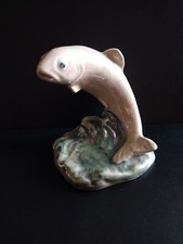 Vintage Lustreware Leaping Trout Figurine