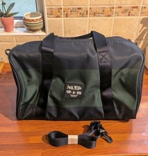 New Without Tags Jack Wills Navy & Green Holdall Travel Gym Bag 17" x 9"