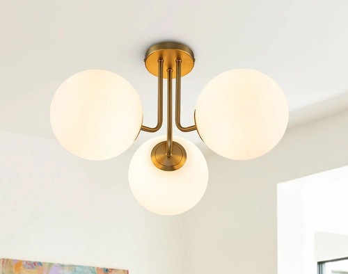 Gold modern ceiling light - gold,
