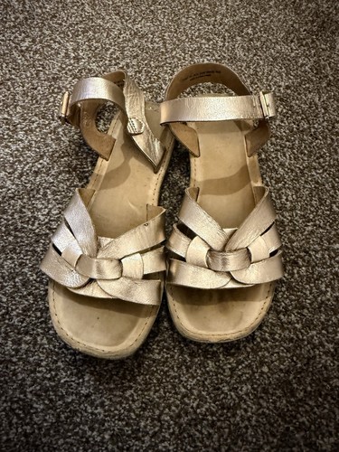 Girls next sandals gold - sandals,