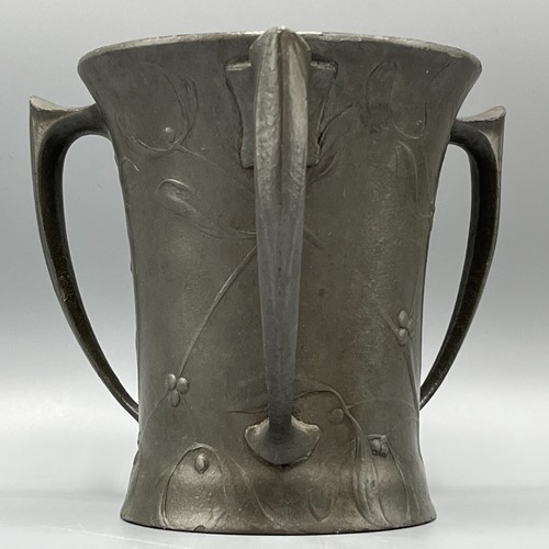 Antique pewter tyg vase - antique,