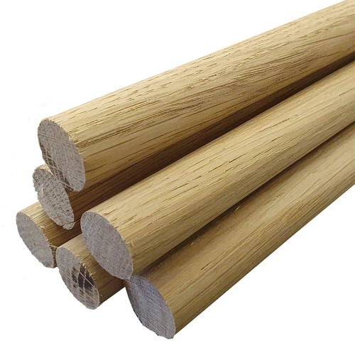 Oak dowel wood pegs - dowel, /
