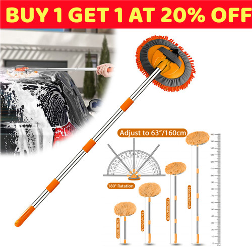 Car wash mop double brush - mop,