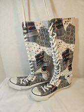 Converse All Star Knee High Chuck Taylor XXHI Patchwork Elephant Womens 9 Mens 7