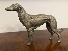 Vintage Bronze Borzoi Russian