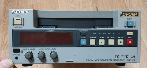 Sony dvcam vcr dsr - dvcam, dsr-20