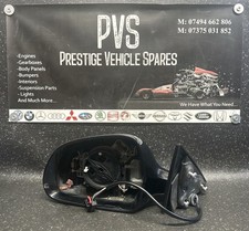 AUDI A5 8T 5DR SPORTBACK N/S PASSENGER SIDE WING MIRROR Pre Facelift Black (3)