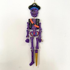 Wooden Pirate Hand Carved & Painted Hanging Mobile Wall Plaque....