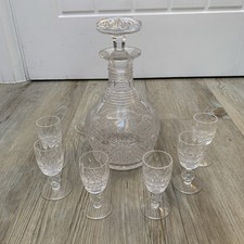 Vintage Crystal Decanter with