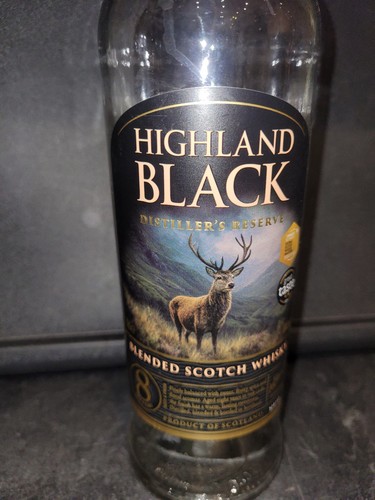 Empty 70cl highland black - highland,