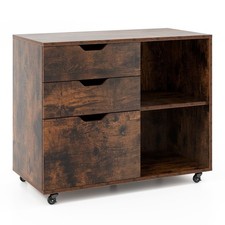 Mobile File Cabinet 3-Drawer