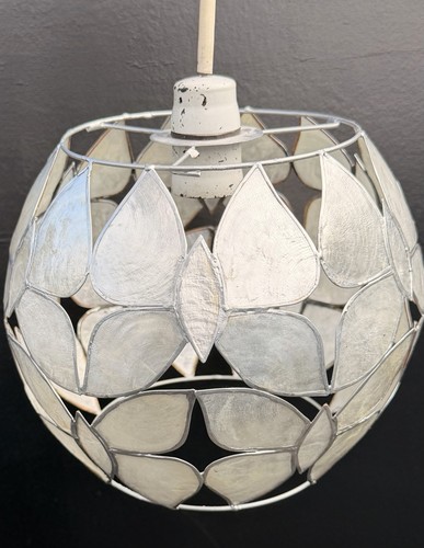 Butterfly capiz pendant shade - capiz,