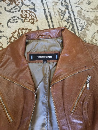 Ashwood leather jacket size - ashwood, 10