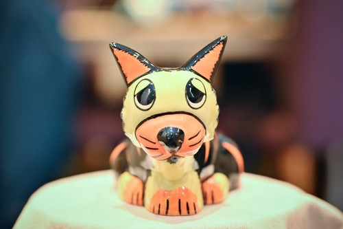 Lorna bailey ceramic cat - ceramic,