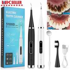 Electric Sonic Dental Scaler Tooth Cleaner Teeth Calculus Plaque Stains Remover