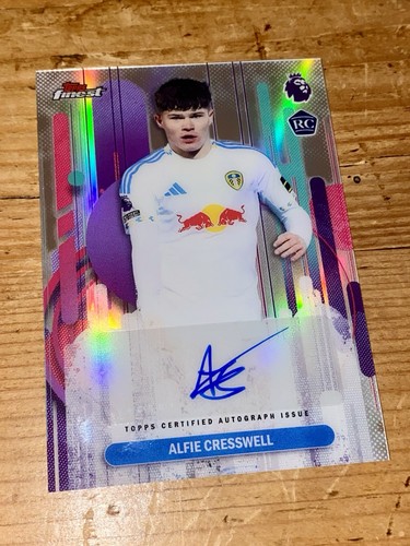 Alfie cresswell auto - cresswell, topps