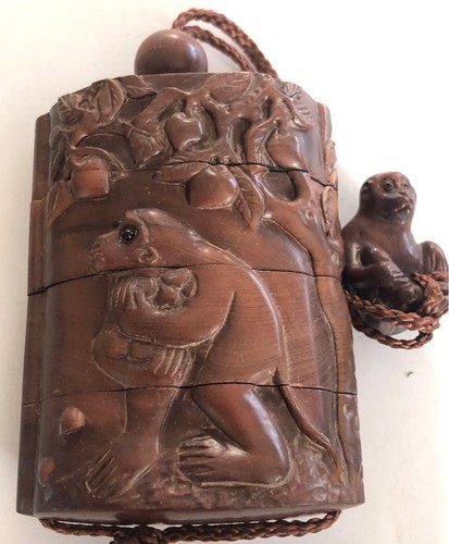 Japanese inro netsuke - netsuke, portable
