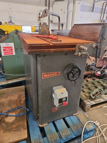 Multico table saw - , (cabinet