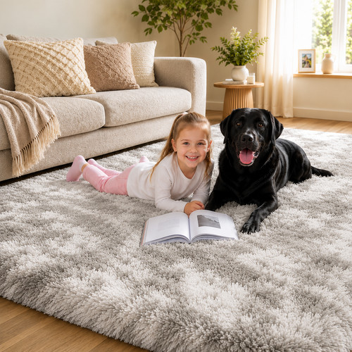 Large shaggy rug - shaggy, rugs