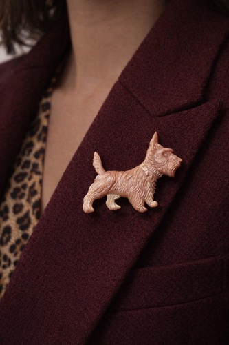 Vintage style scottie - scottie, dog