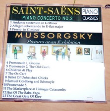 Saint-Saens,  Mussorgsky