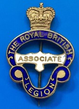 British Legion Associate Enamel Lapel Badge #2.