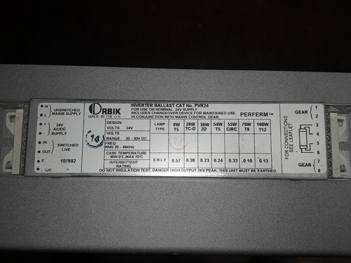Orbik pvr24 inverter - pvr24, ballast