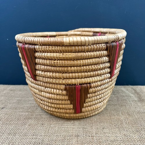 Vintage wicker woven rattan - wicker,