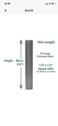Alphapet 19g galvanised welded - alphapet,