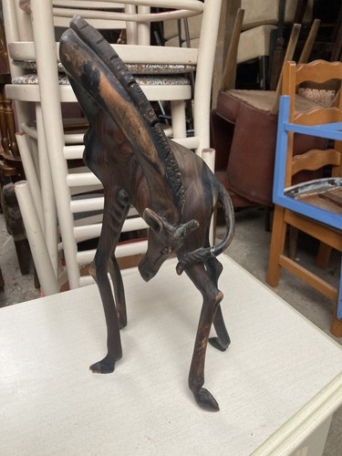 Wooden giraffe ornament - giraffe,