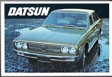 Datsun Range 1972-1973 UK Foldout Brochure Cherry 1200 Bluebird 240C 240Z Nissan