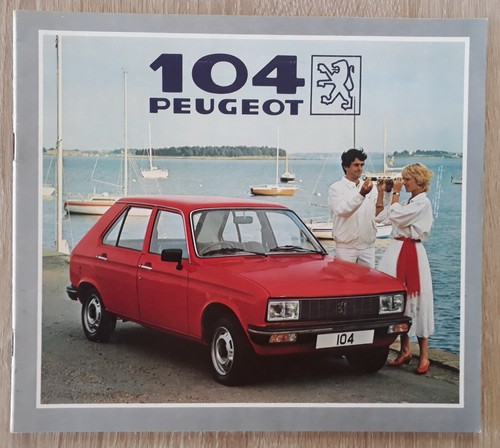 Peugeot 104 brochure 1981 - 104,