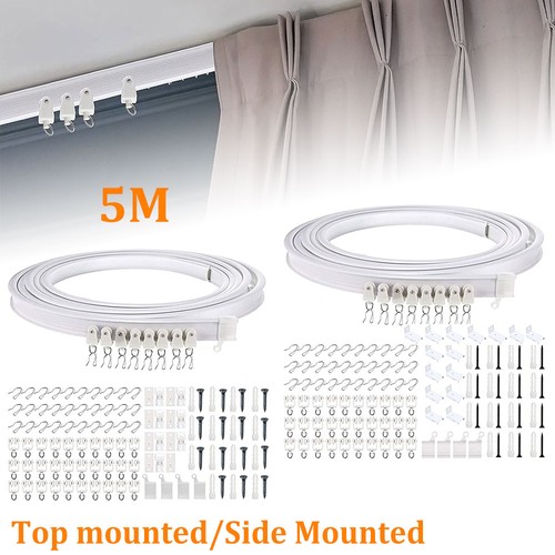 Flexible curtain rail - curtain,
