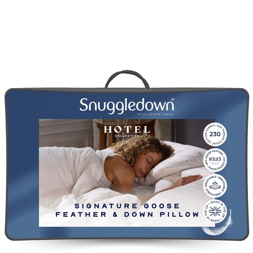 Goose feather down pillow - goose, &