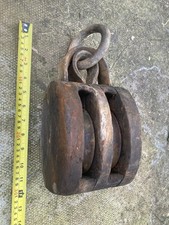 Antique Ships wooden block and