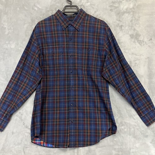 Orvis shirt blue check mens - shirt,