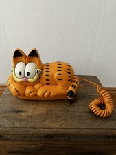 Vintage 1980s Garfield TYCO Telephone Eyes Open untested 