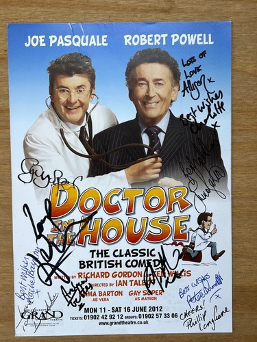 Signed theatre flyer - signed,