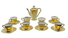 NORITAKE GILT BAND 16 PIECE COFFEE SET  SH119