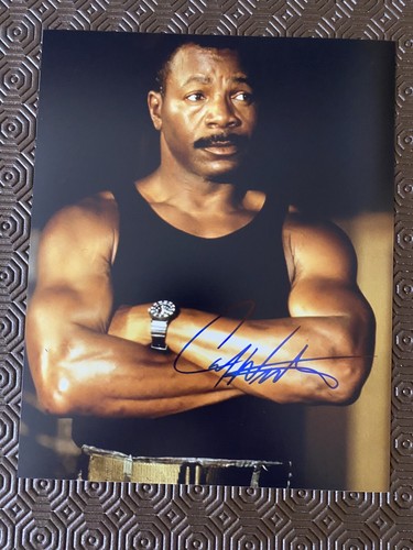 Carl weathers signed 8x10 - signed,