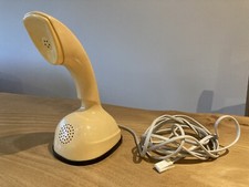 Rare Vintage LM Ericsson Cream White Cobra Ericofon Telephone Rotary Dial Sweden